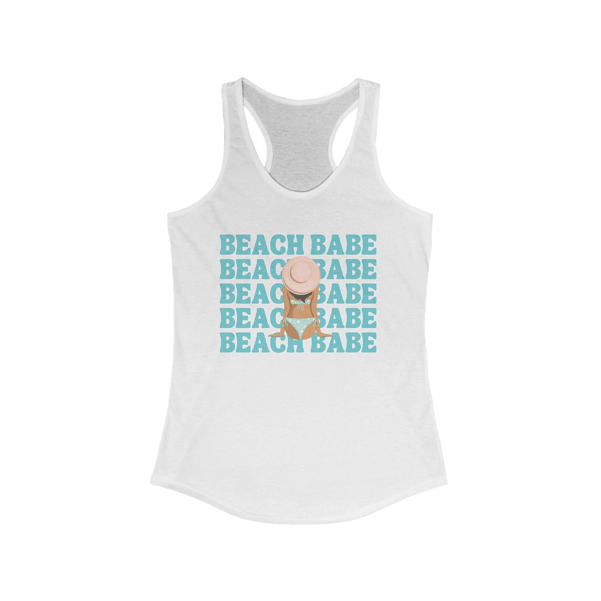 Beach Babe Bikini Women's Racerback Beach Tank Top