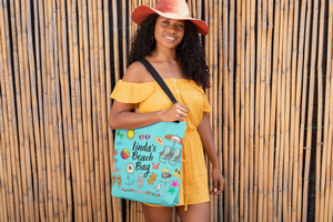 Personalized Fun in the Sun Beach Bag with Free Shipping