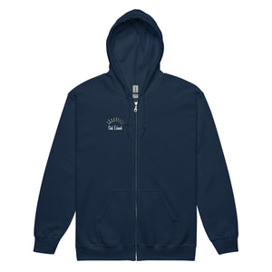 OKI Oak Island 28461 ZipCode Unisex Zippered Hoodie