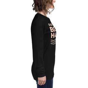 Don't Worry Beach Happy Women's Long Sleeve Beach Shirt