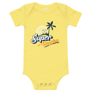 Super Beachy Baby Boys' Onesie - Super Beachy