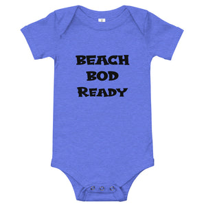 Beach Bod Ready Baby Girls' Onesie - Super Beachy