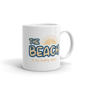 The Beach Is My Happy Place Coffee Mug - Super Beachy