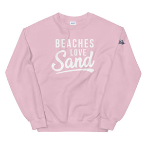 Beaches Love Sand Women's Beach Sweatshirt - Super Beachy