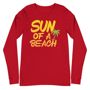 Sun Of A Beach Men's Long Sleeve Beach Shirt - Super Beachy