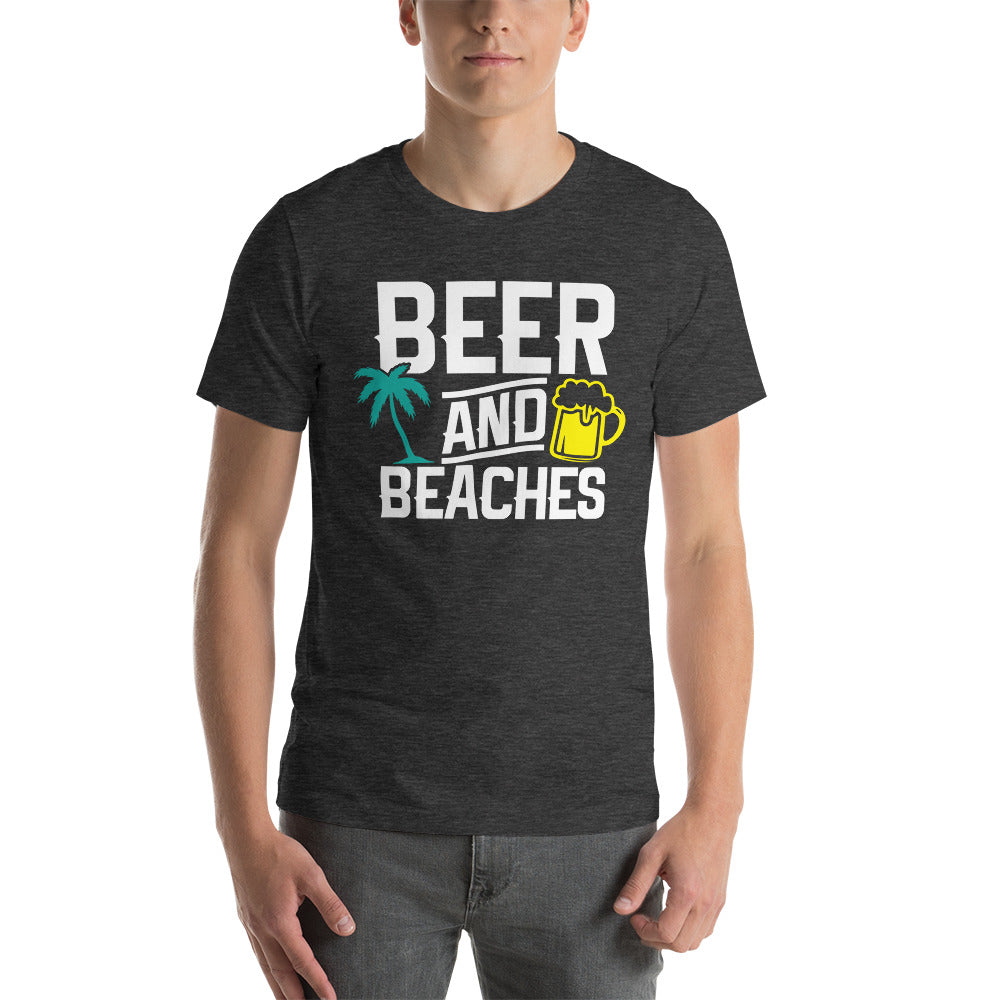 Beer & Beaches Men's Beach T-Shirt - Super Beachy