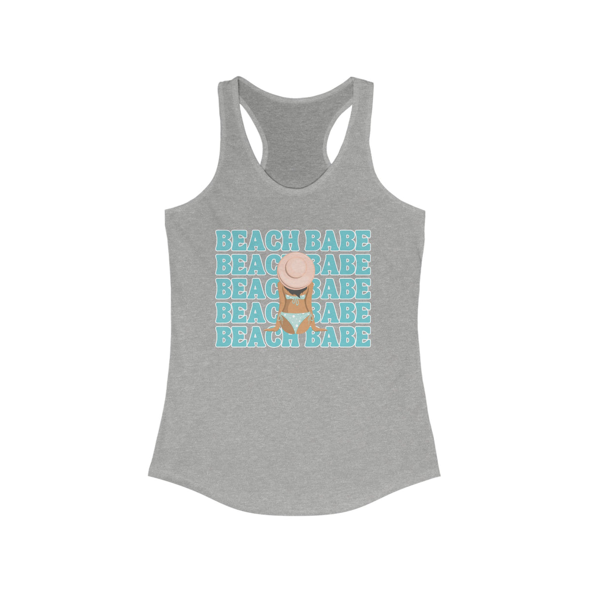 Beach Babe Bikini Women's Racerback Beach Tank Top