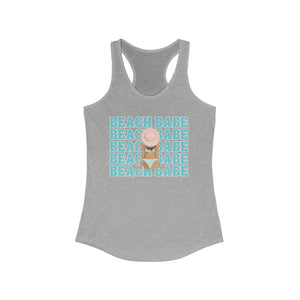 Beach Babe Bikini Women's Racerback Beach Tank Top