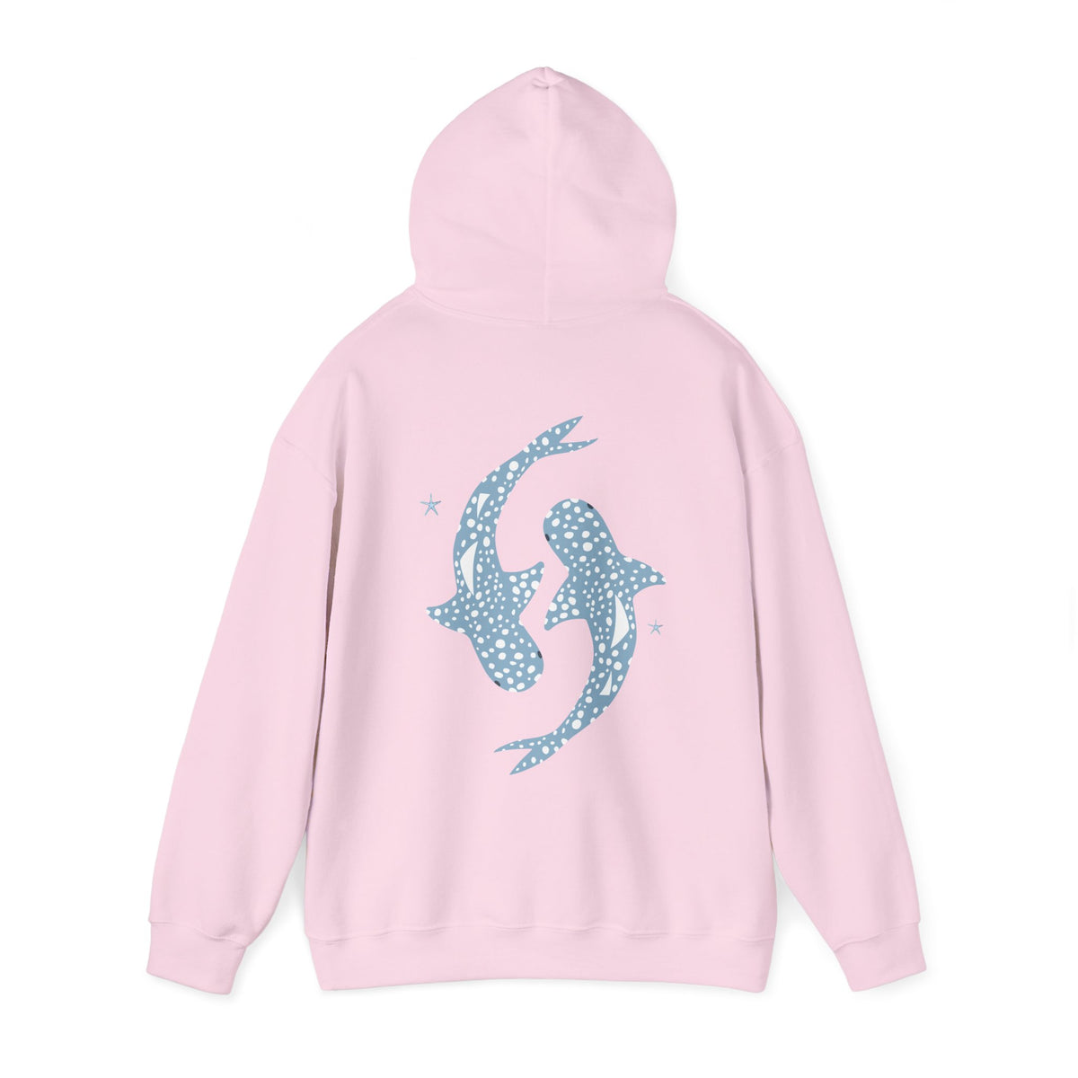 Whale Shark Coconut Girl Style Faith Over Fear Beach Womens Hoodie