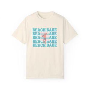 A Guy's Guy Men's Beach T-Shirt 🏳️‍🌈 "  Beach Babe Tanning on Towel"