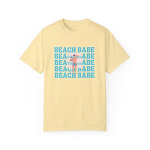 A Guy's Guy Men's Beach T-Shirt 🏳️‍🌈 "  Beach Babe Tanning on Towel"