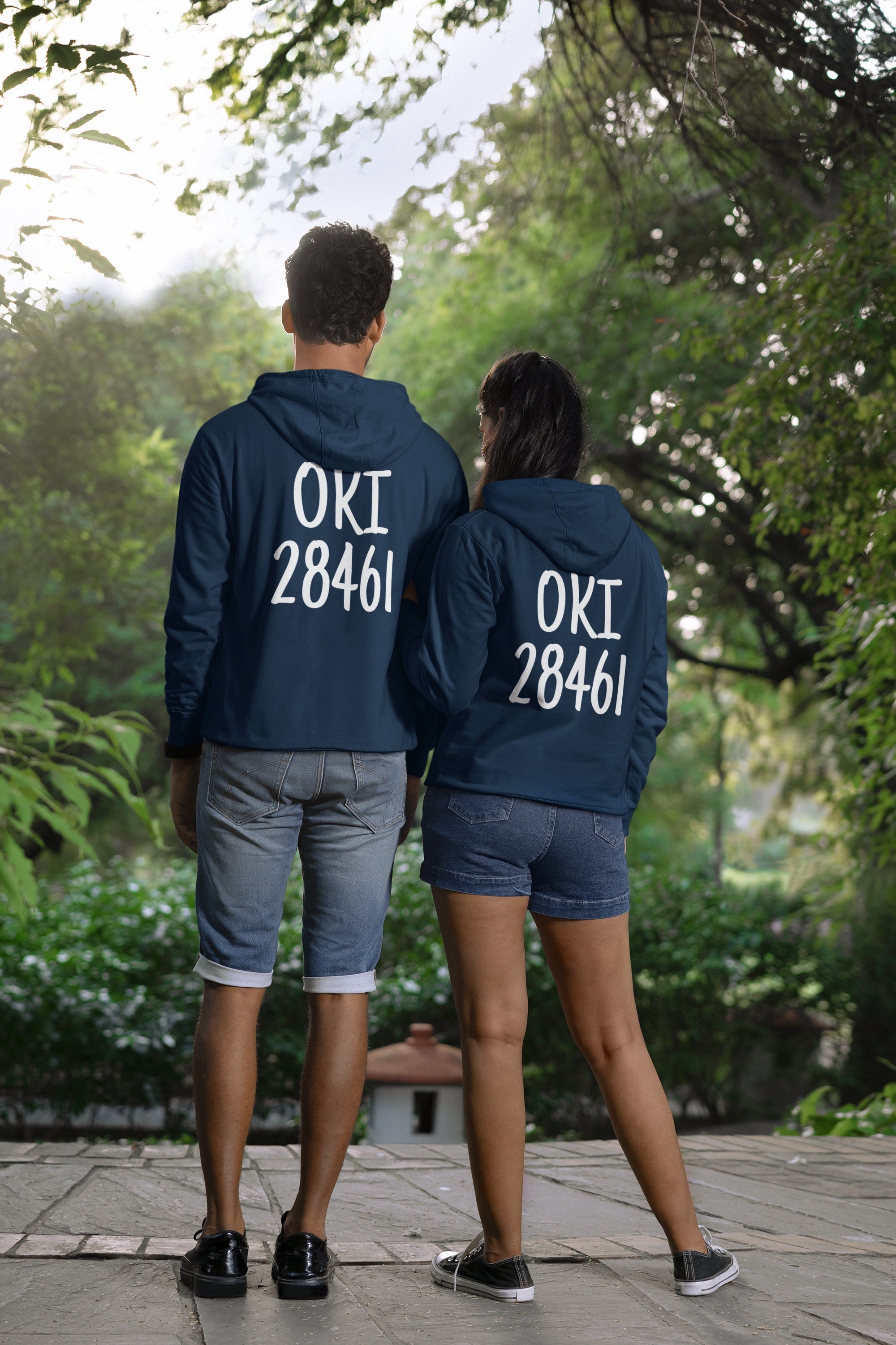 OKI Oak Island 28461 ZipCode Unisex Zippered Hoodie