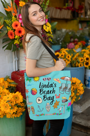 Personalized Fun in the Sun Beach Bag with Free Shipping
