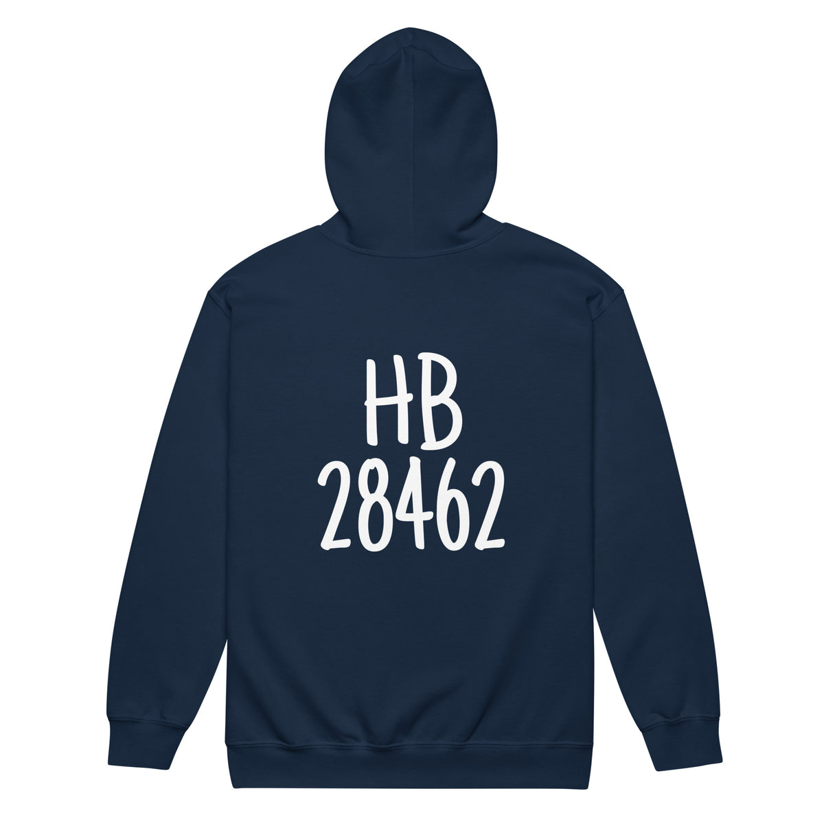 Holden Beach NC 28462 ZipCode Unisex Zippered Hoodie