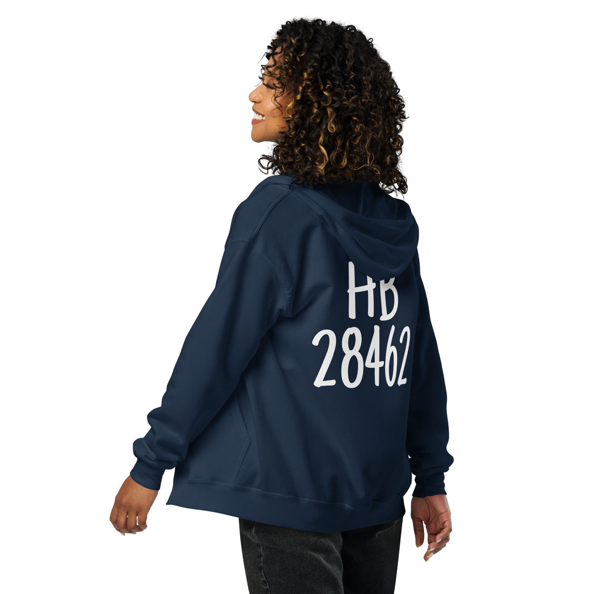 Holden Beach NC 28462 ZipCode Unisex Zippered Hoodie