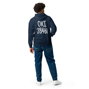 OKI Oak Island 28461 ZipCode Unisex Zippered Hoodie