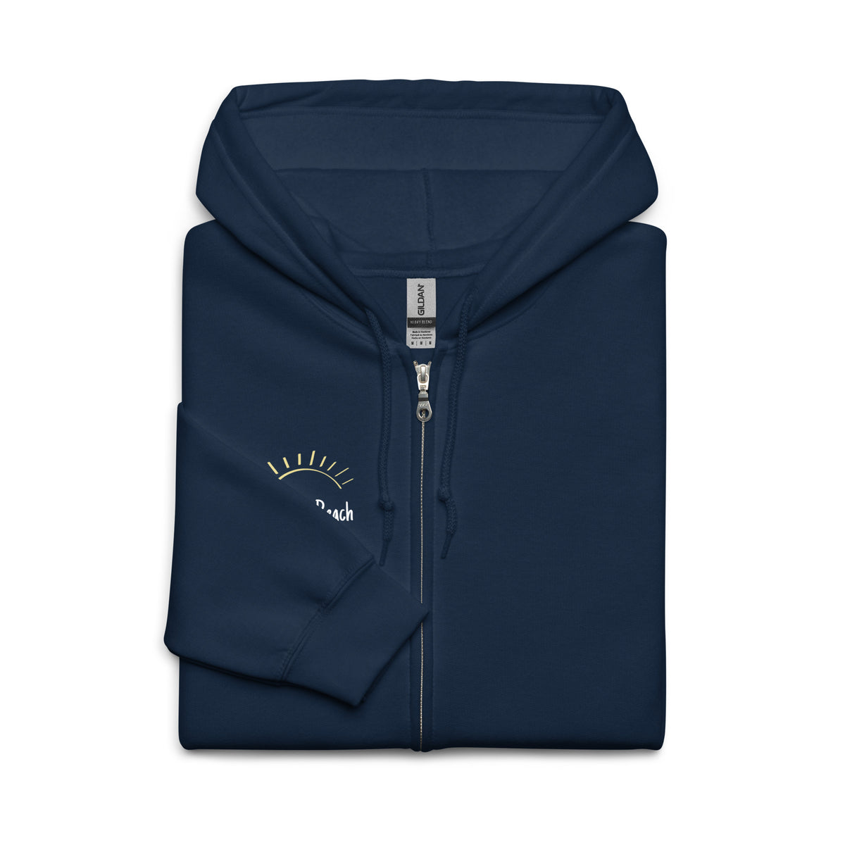 Holden Beach NC 28462 ZipCode Unisex Zippered Hoodie