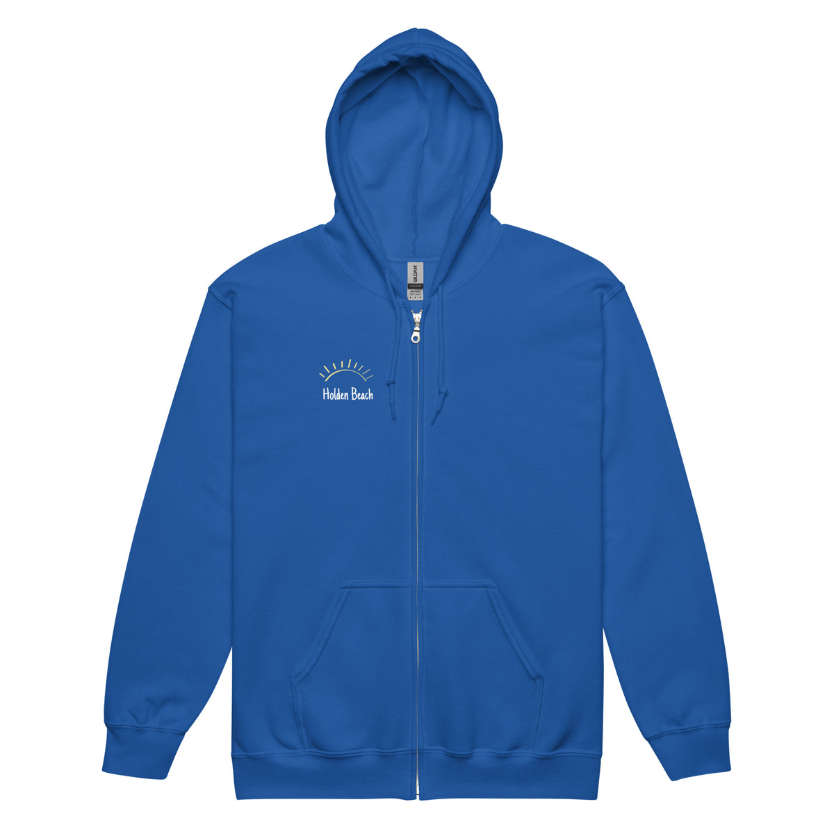 Holden Beach NC 28462 ZipCode Unisex Zippered Hoodie
