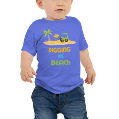 Digging The Beach Baby Boys' T-shirt