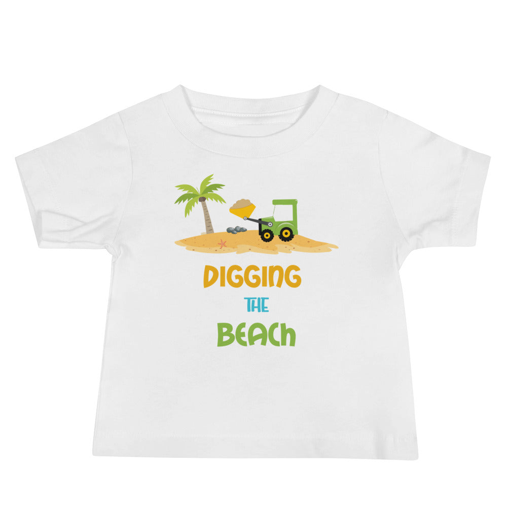 Digging The Beach Baby Boys' T-shirt - Super Beachy