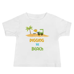 Digging The Beach Baby Boys' T-shirt
