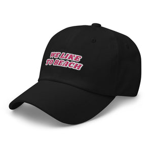 We Like To Beach Adult Beach Cap