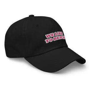 We Like To Beach Adult Beach Cap