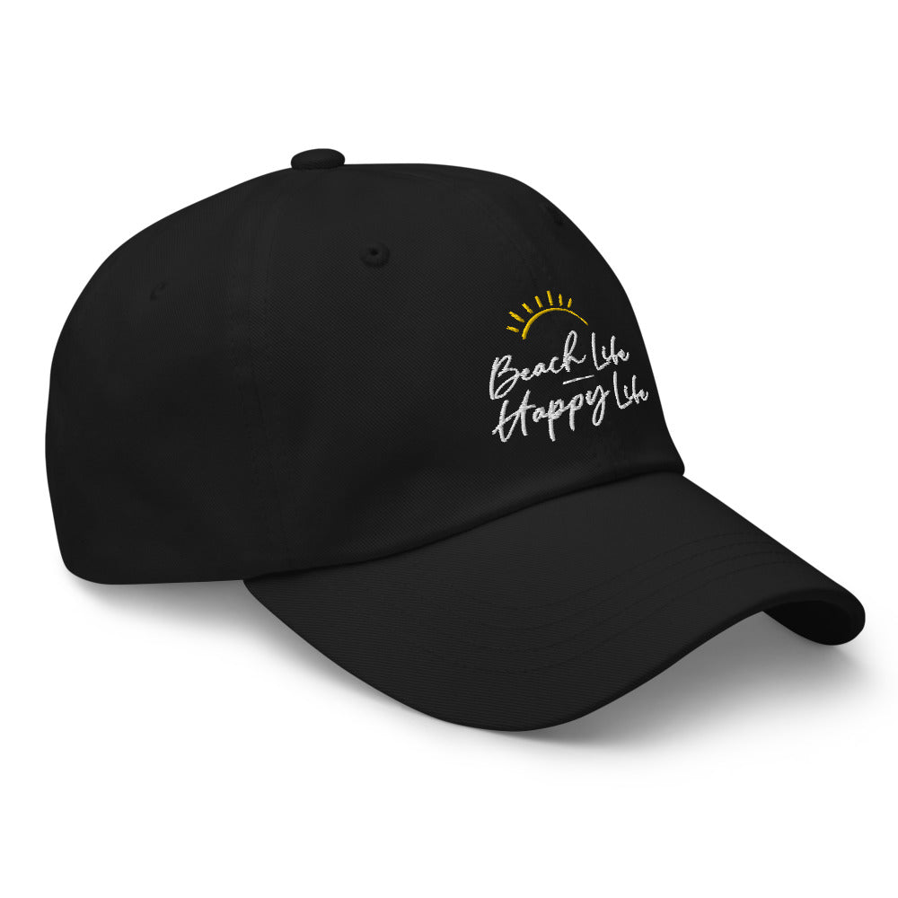 Beach Life Happy Life Adult Beach Hat