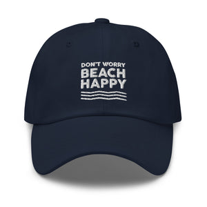 Don't Worry Beach Happy Adult Beach Hat