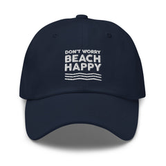 Don't Worry Beach Happy Adult Beach Hat