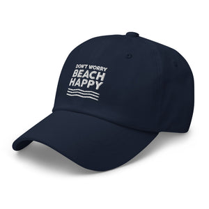 Don't Worry Beach Happy Adult Beach Hat