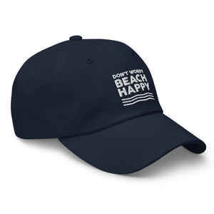 Don't Worry Beach Happy Adult Beach Hat