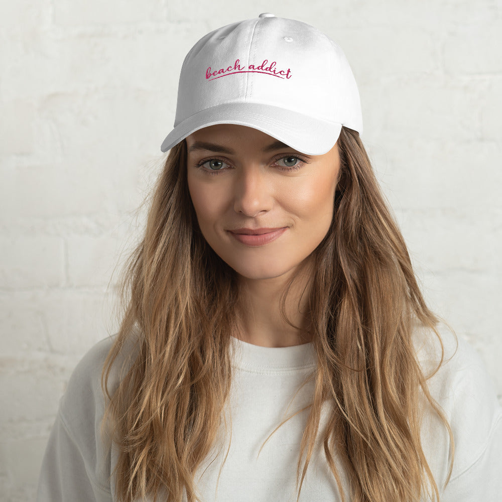 Beach Addict Adult Beach Hat