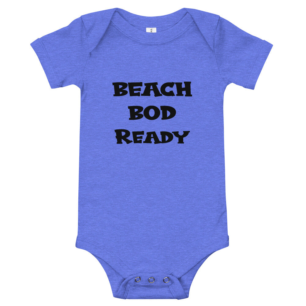 Beach Bod Ready Baby Boys' Onesie - Super Beachy
