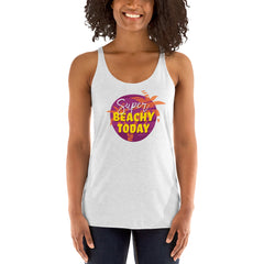Super Beachy Today Women's Racerback Beach Tank Top