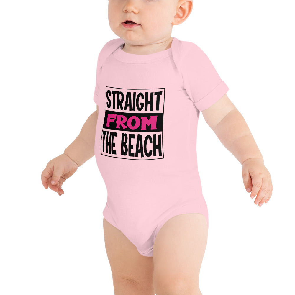 Straight From The Beach Baby Girls' Onesis - Super Beachy