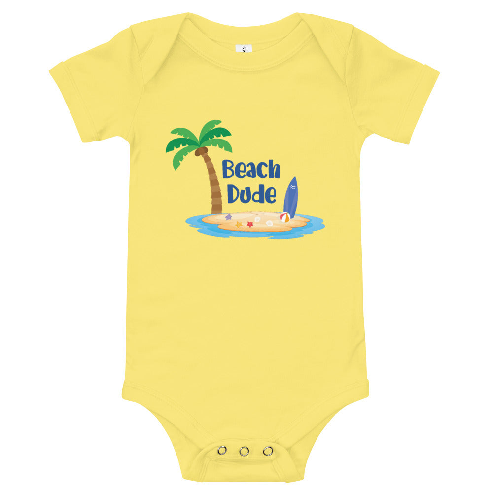 Beach Dude Baby Boys' Onesie - Super Beachy
