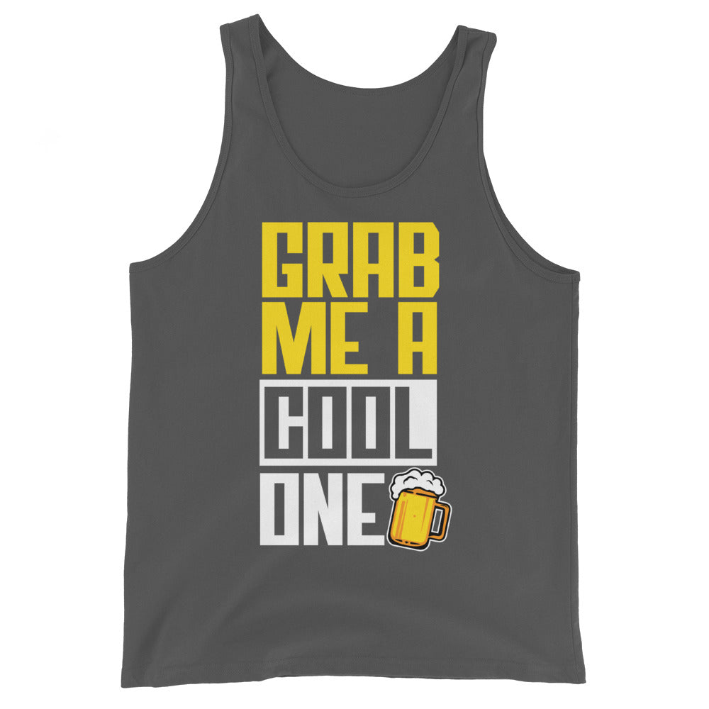 Grab Me A Cool One Men's Beach Tank Top - Super Beachy