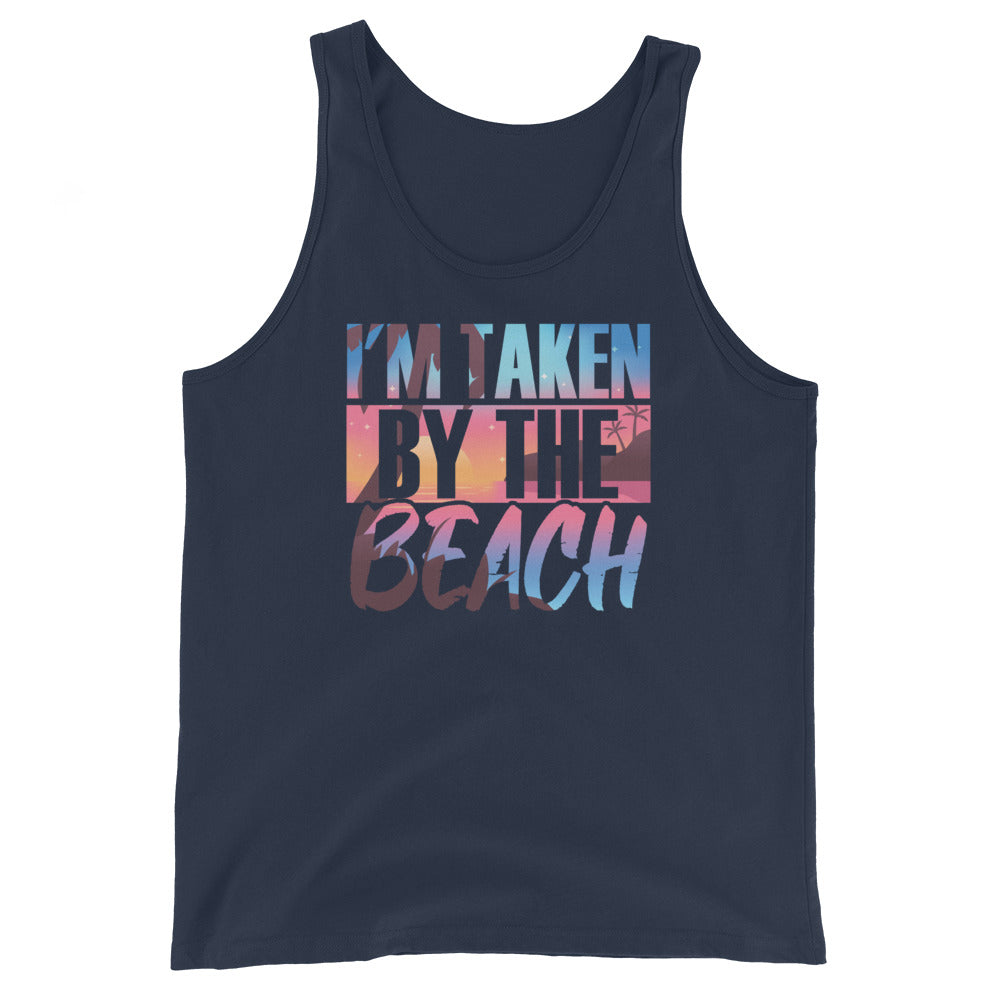 I'm Taken By The Beach Men's Beach Tank Top - Super Beachy