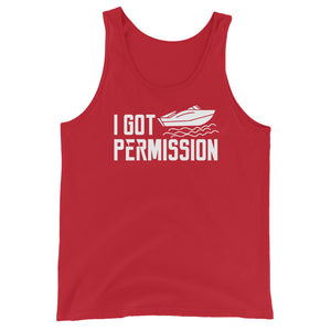 I Got Permission Men's Beach Tank Top - Super Beachy
