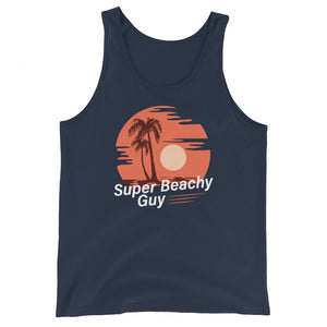 Super Beach Guy Men's Beach Tank Top - Super Beachy