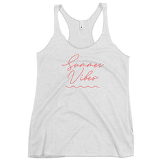 Summer Vibes Women's Racerback Beach Tank Top
