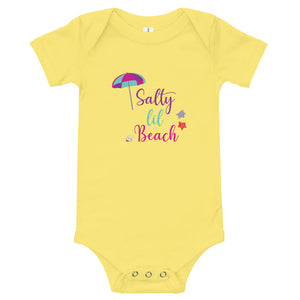 Salty Lil Beach Baby Girls' Onesie - Super Beachy