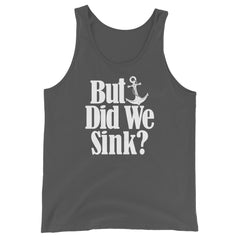 But Did We Sink Men's Beach Tank Top