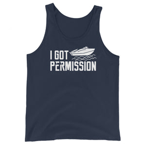 I Got Permission Men's Beach Tank Top - Super Beachy