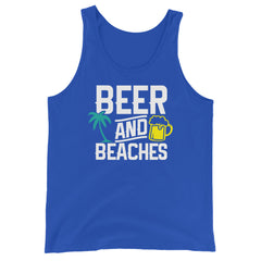 Beer & Beaches Men's Beach Tank Top