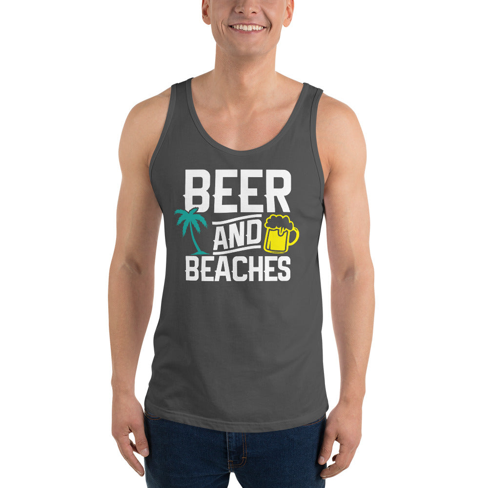 Beer & Beaches Men's Beach Tank Top - Super Beachy