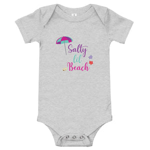 Salty Lil Beach Baby Girls' Onesie - Super Beachy