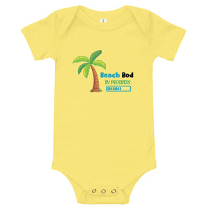 Beach Bod In Progress Baby Boys' Onesie - Super Beachy