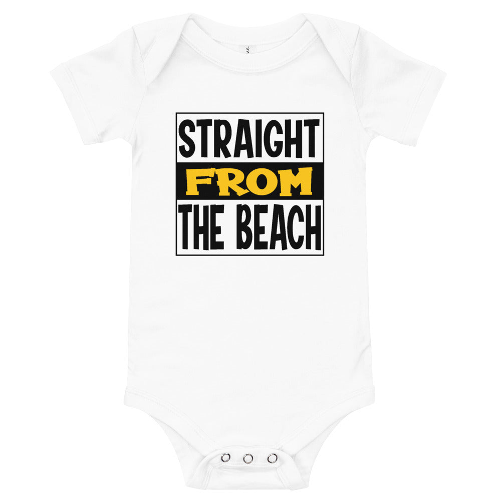 Straight From The Beach Baby Boys' Onesie - Super Beachy